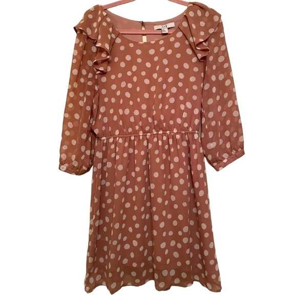 Forever 21 Pink Polka Dot Dress Size Small - Picture 1 of 5